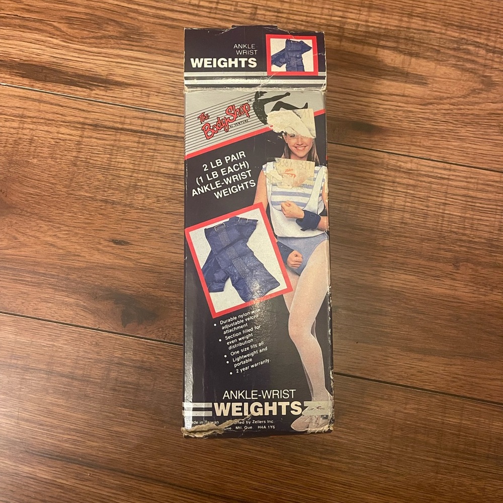 Vintage Ankle-Wrist Weights by - Blue